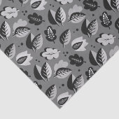 Elegant Art Deco Fall Leaves Autumn Patroon Tissuepapier (Detail)