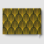 Elegant Art Deco Gold Black Quinceanera (Verso)