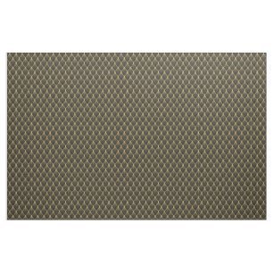 Elegant, Art deco, goud, zwart, ventilator, patroo Stof