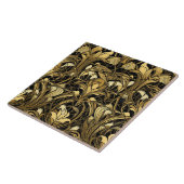 Elegant art deco patroon tegeltje (Zijkant)