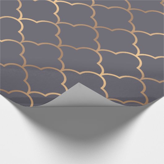 Elegant Art Deco Pattern. Cadeaupapier (Hoek)