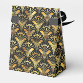 Elegant art deco tegelpatroon bedankdoosjes (Achterkant)