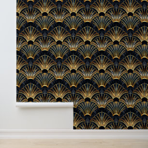 Elegant art deco tegelpatroon behang