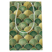 Elegant Art Deco-tegelpatroon Medium Cadeauzakje (Voorkant)