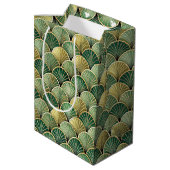 Elegant Art Deco-tegelpatroon Medium Cadeauzakje (Achterkant Gekanteld)
