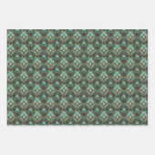 Elegant Art Deco tiled pattern party  Inpakpapier Vel (Voorkant 2)