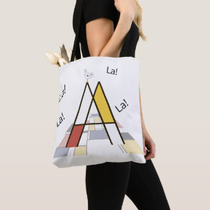 Elegant artistiek briefmonogram. Brief A Draagtas