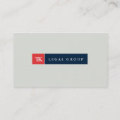 Elegant Attorney Visitekaartje (Achterkant)