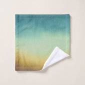 Elégant attrapeur de rêve ou bleu brun personnalis (Gant de toilette)