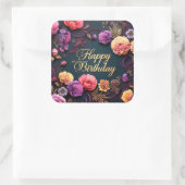 Élégant autocollant d'anniversaire (Sac)