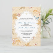 Élégant automne Bohème Automne Faire-part de maria (Debout devant)