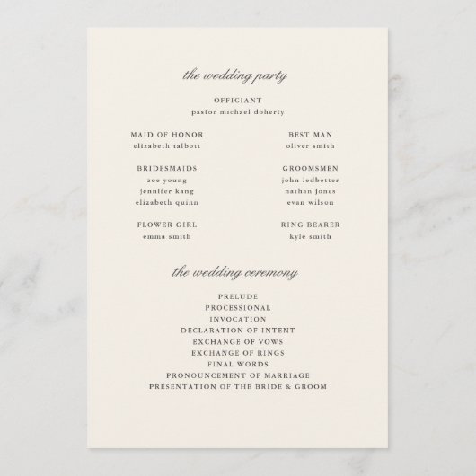 Élégant Automne Floral Earth Tones Programme de ma (Dos)