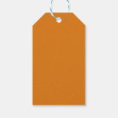 Elegant Autumn Floral Wedding Cadeaulabel (Achterkant)