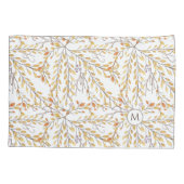 Elegant Autumn Foliage Pattern Personalized Kussensloop (Achterkant)