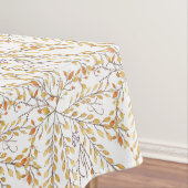 Elegant Autumn Foliage Pattern Personalized Tafelkleed (Voorbeeld)