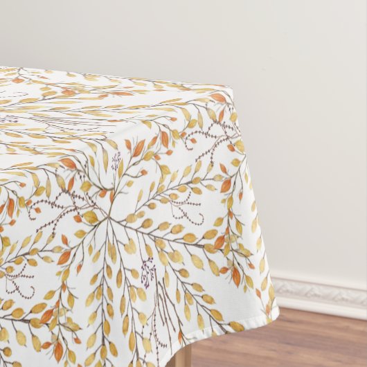 Elegant Autumn Foliage Pattern Personalized Tafelkleed (Voorbeeld)