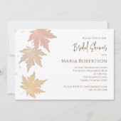 Elegant Autumn laat Herfst Foliage QR Code Map Kaart (Voorkant)