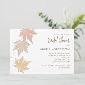 Elegant Autumn laat Herfst Foliage QR Code Map Kaart (Staand voorkant)