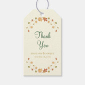 Elegant Autumn Leaves Cadeaulabel (Voorkant)