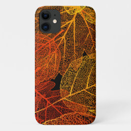 Elegant Autumn Leaves iPhone 11 Hoesje