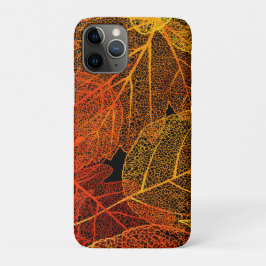 Elegant Autumn Leaves iPhone 11 Pro Hoesje