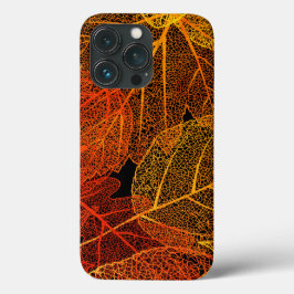 Elegant Autumn Leaves iPhone 13 Pro Hoesje