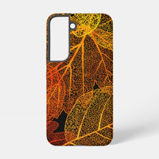 Elegant Autumn Leaves Samsung Galaxy Hoesje