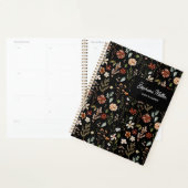 Elegant Autumn Wildflower Meadow Floral Pattern (Devant avec enveloppe)
