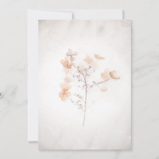 Élégant avec photo Mariage Invitations (Dos)