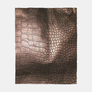 Elegant avondlederen textuur. fleece deken