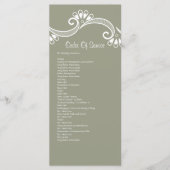 Elegant Aziatische Orde van Service Programma (Voorkant)