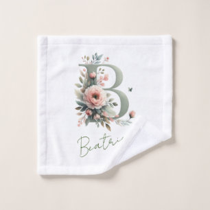 Elégant B Peony Dusty Pink Sage Vert Nom