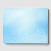 Elegant Baby Blue Quinceanera Gastenboek (Achterkant)