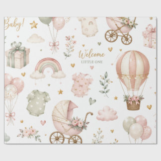 Elegant Baby Cut Cadeauverpakkings Papier voor Bab