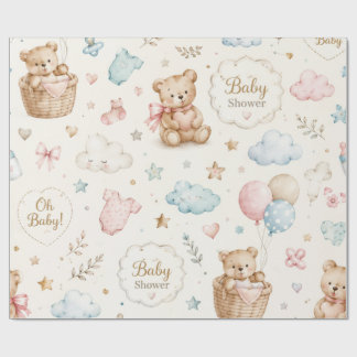 Elegant Baby Cut Cadeauverpakkings Papier voor Bab