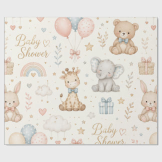 Elegant Baby Cut Cadeauverpakkings Papier voor Bab