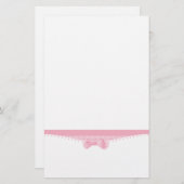 Elegant Baby Pink Briefpapier (Voorkant / Achterkant)