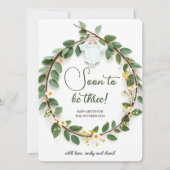 Elégant Baby Reveal Pregnancy Carte Faire-part (Devant)