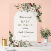 Elégant Baby shower d'Arche Florale d'hiver Bienve (Mariage)
