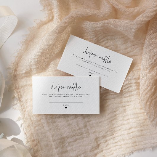 Élégant Baby shower de carte à raffe de couche de