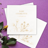 Élégant Baby shower Floral