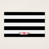 Élégant Baby shower floral rabat rabat (Dos)