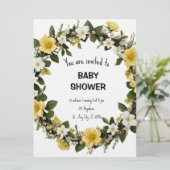 Elegant Baby Shower Invitation (Debout devant)