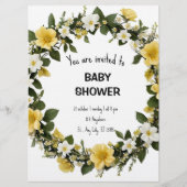 Elegant Baby Shower Invitation (Devant)