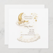 Elegant Baby Shower Invitation (Devant / Derrière)