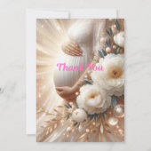 Elegant Baby Shower Invitation Floral Design (Dos)