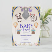 Elegant Baby Shower Invitation | Modern Minimalist (Debout devant)