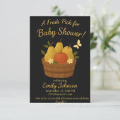 Elegant Baby Shower Invitation Template (Debout devant)