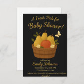 Elegant Baby Shower Invitation Template (Devant / Derrière)