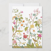 Elegant  Baby shower Kaart (Achterkant)